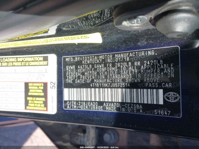 Toyota Camry Se Image 7