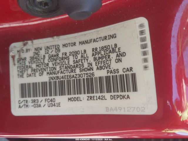 Toyota Corolla Le Image 5