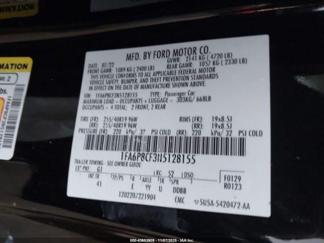 Ford Mustang Gt Premium Fastback Image 9