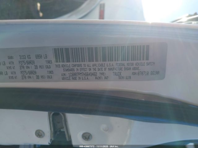 Ram 1500 Limited  4x4 5'7 Box Image 8