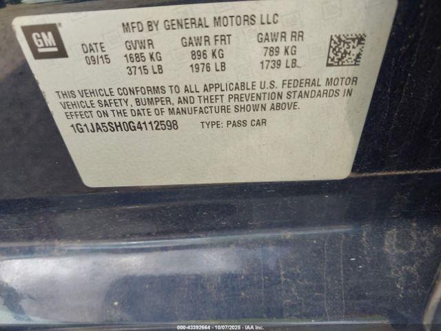 Chevrolet Sonic Ls Auto Image 16