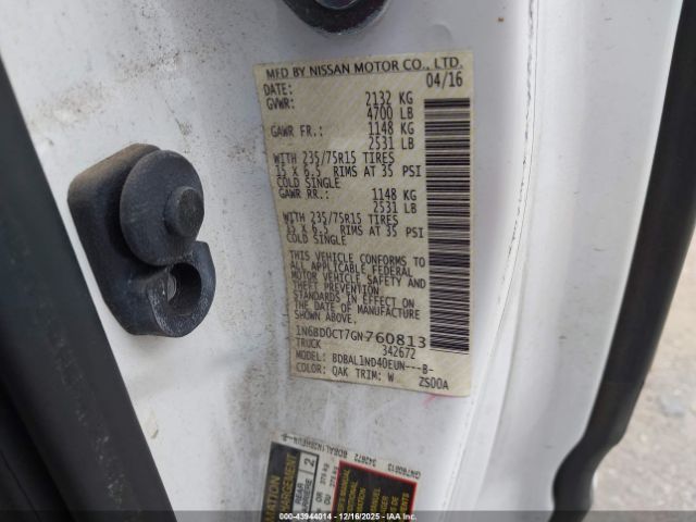 Nissan Frontier S Image 14