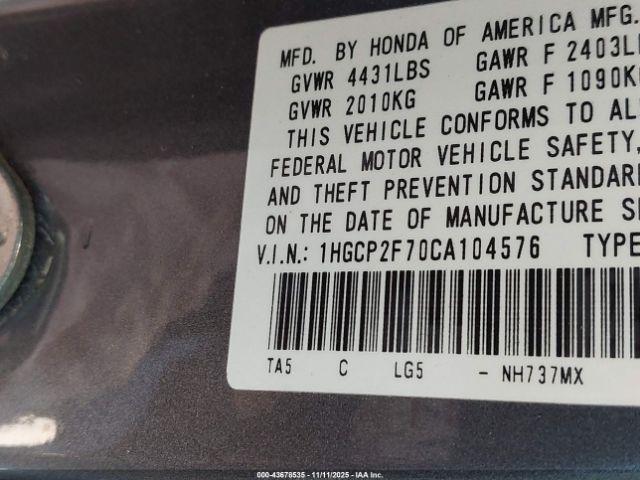 Honda Accord 2.4 Ex Image 4