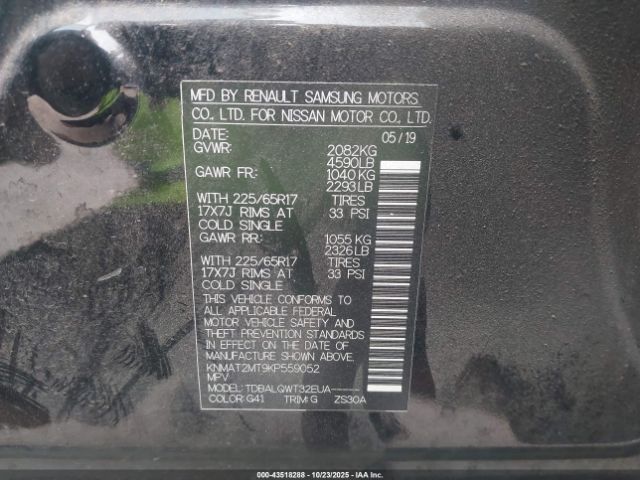 Nissan Rogue Sv Image 3