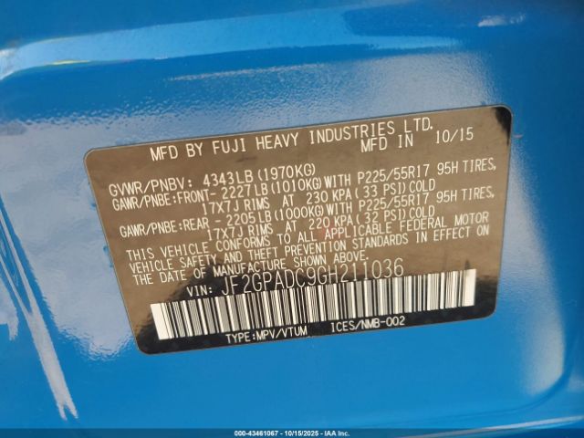 Subaru Crosstrek 2.0i Premium Image 15