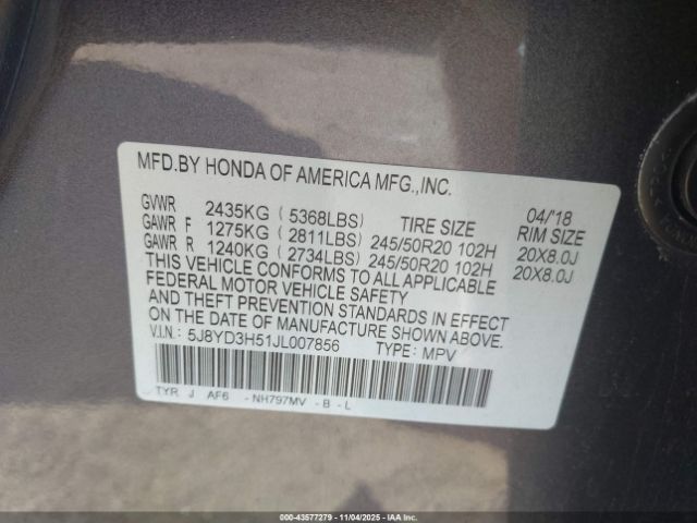 Acura MDX Technology Package   Acurawatch Plus Pkg Image 16