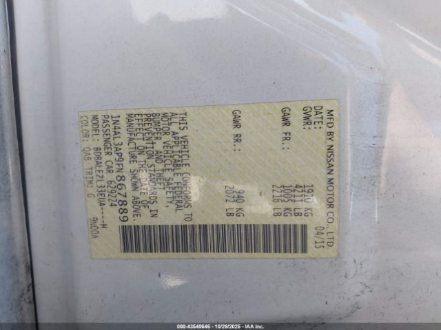 Nissan Altima 2.5 S Image 11