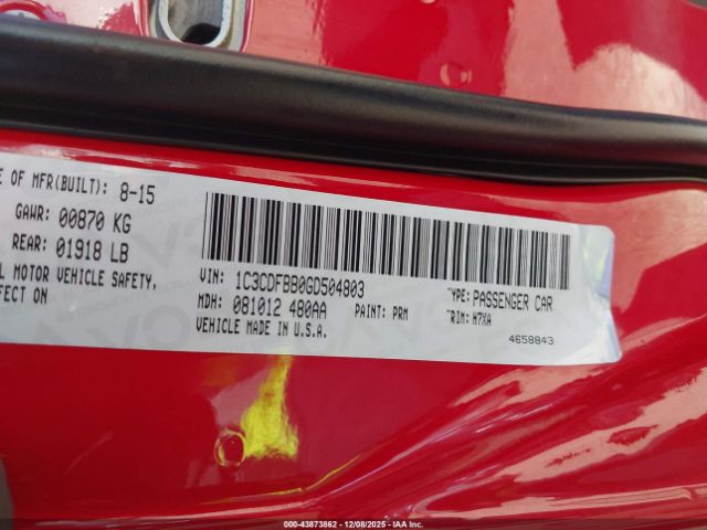 Dodge Dart Sxt Image 3