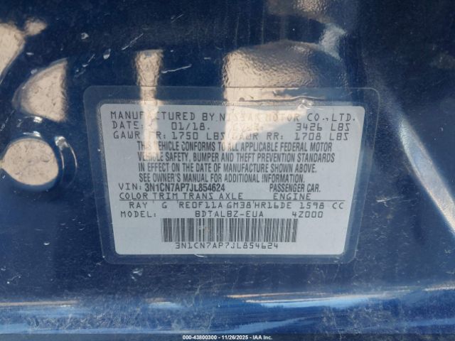 Nissan Versa 1.6 Sv Image 3