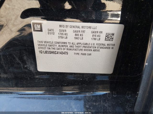 Chevrolet Sonic 2lz Image 10