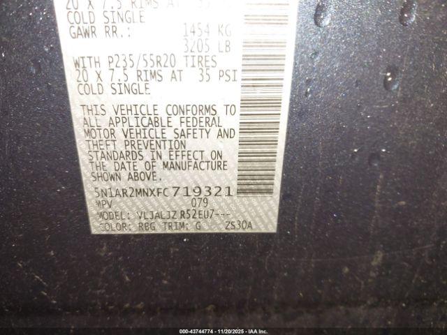 Nissan Pathfinder Platinum Image 13