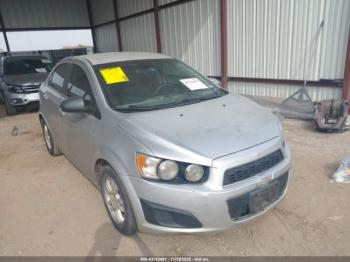  Salvage Chevrolet Sonic