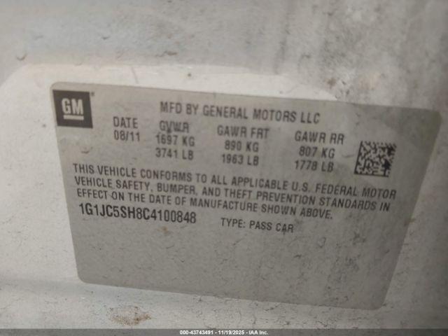 Chevrolet Sonic 2lt Image 8