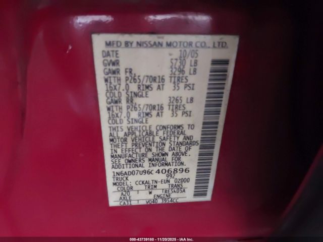 Nissan Frontier Se Image 8