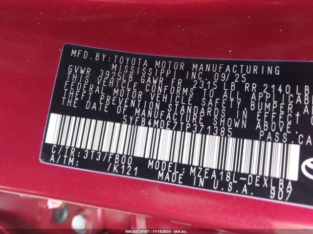 Toyota Corolla Le Image 2