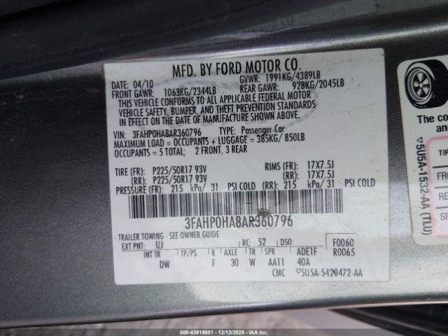 Ford Fusion Se Image 7