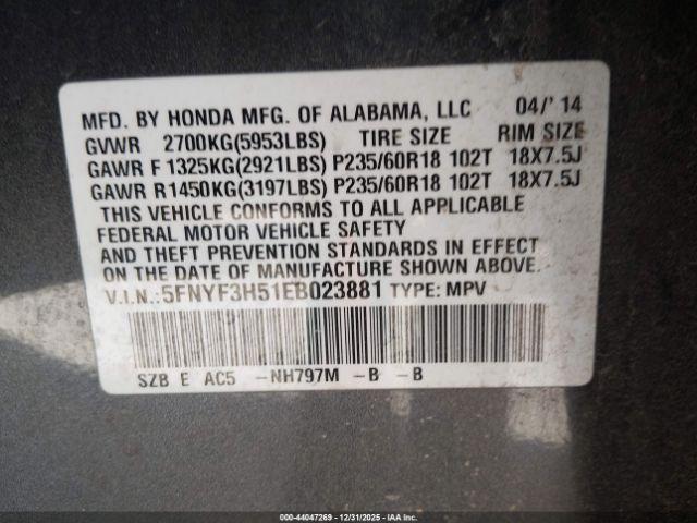 Honda Pilot Ex-l Image 8