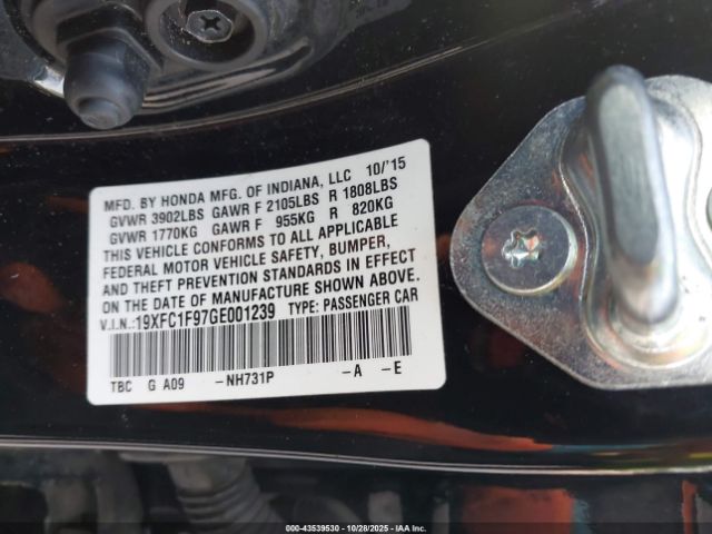 Honda Civic Touring Image 11