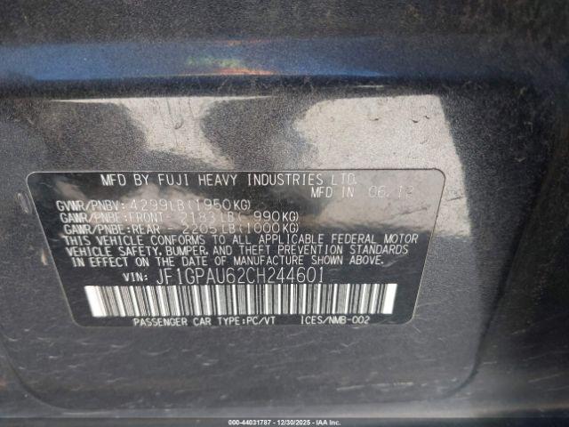 Subaru Impreza 2.0i Sport Limited Image 11