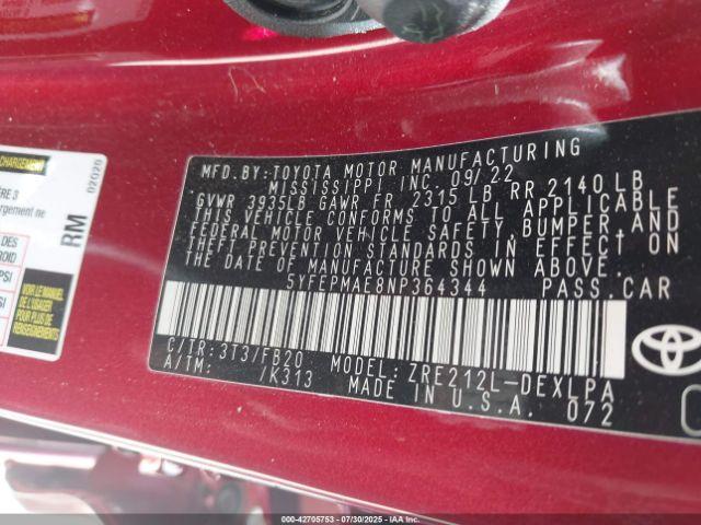 Toyota Corolla Le Image 9