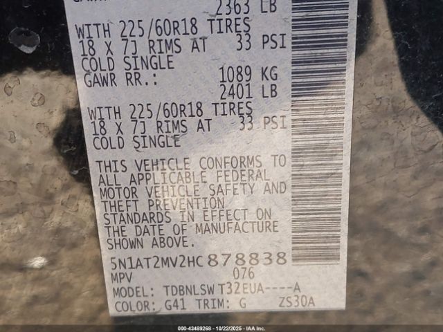 Nissan Rogue Sl Image 9