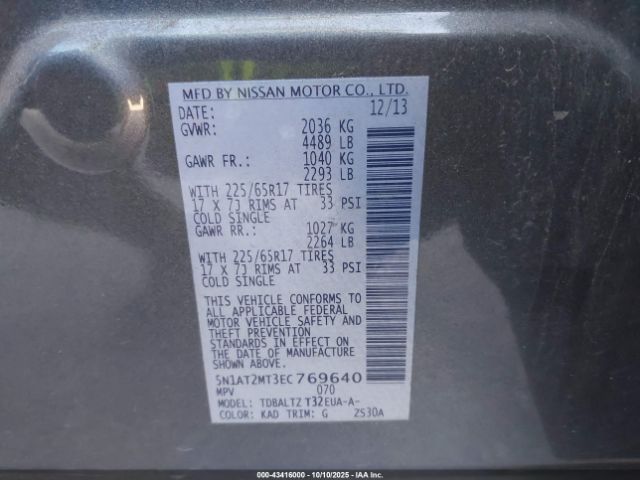 Nissan Rogue Sv Image 9