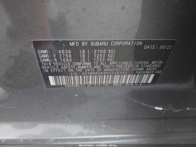 Subaru Legacy Premium Image 9