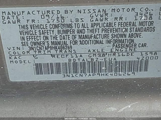 Nissan Versa Image 6