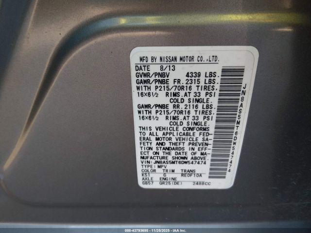 Nissan Rogue S Image 2