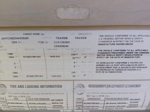 Forest River Cherokee Grey Wolf Travel Image 9