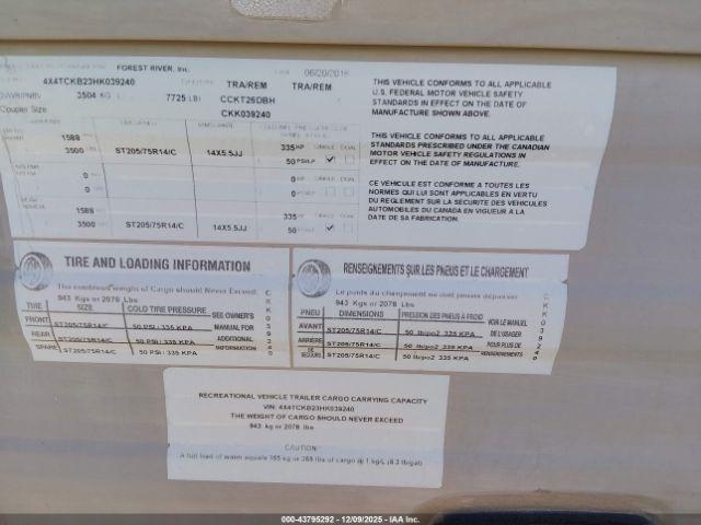 Forest River Cherokee Grey Wolf Travel Image 6