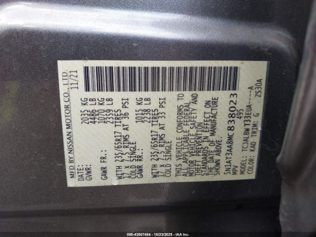 Nissan Rogue S Fwd Image 13