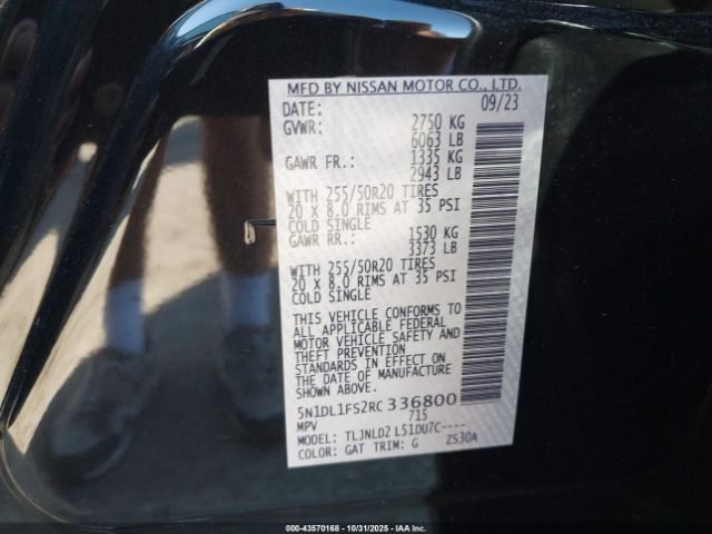 INFINITI Qx Luxe Awd Image 6