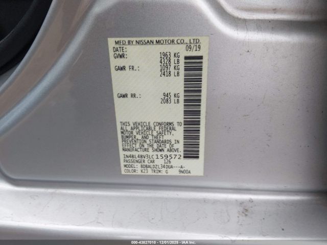 Nissan Altima S Fwd Image 3