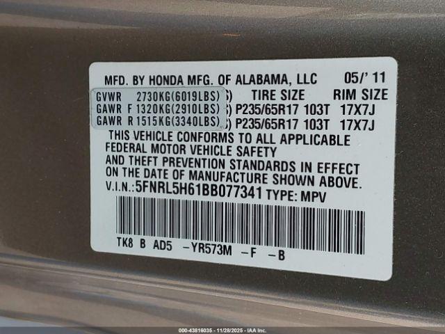 Honda Odyssey Ex-l Image 6