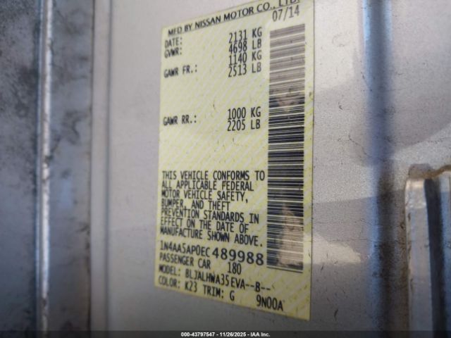 Nissan Maxima 3.5 Sv Image 10