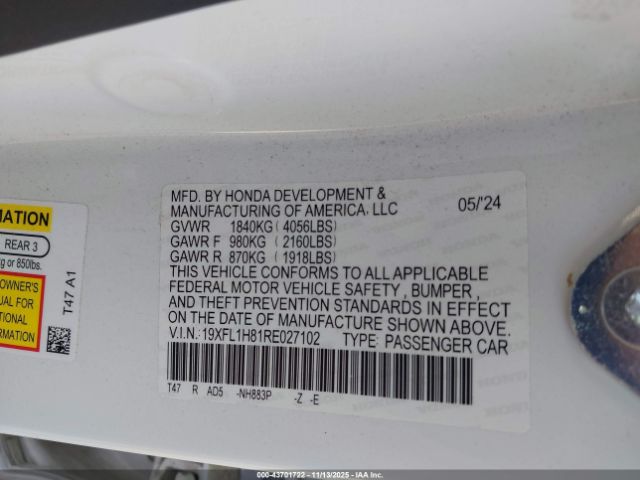 Honda Civic Sport Touring Image 8