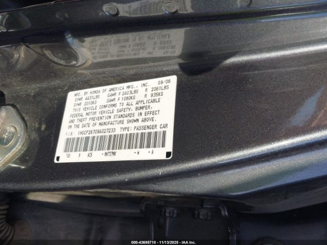 Honda Accord 2.4 Ex Image 9