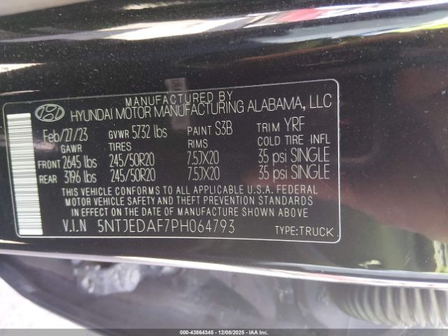 Hyundai SANTA CRUZ Limited Image 6