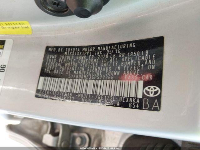 Toyota Corolla Le Image 9