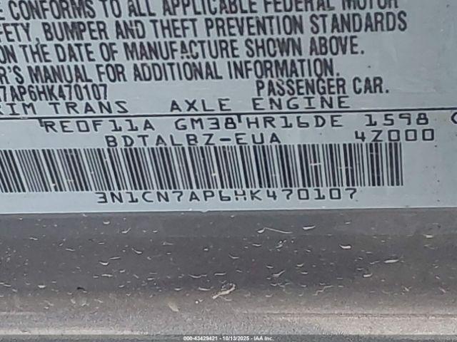 Nissan Versa 1.6 Sv Image 7