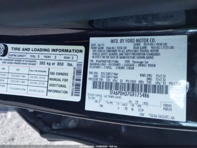 Ford Fusion Se Image 14