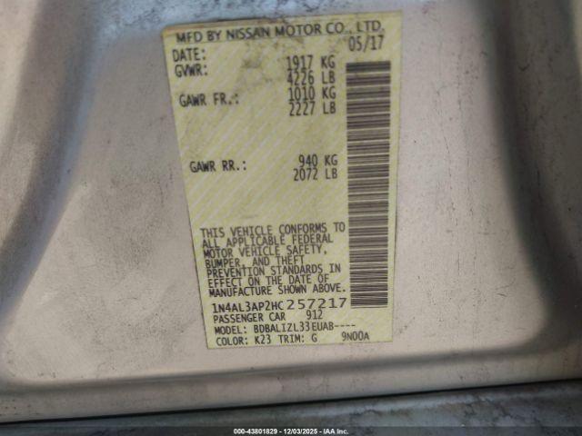 Nissan Altima 2.5 Sv Image 10