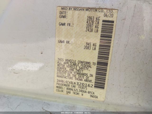 Nissan Altima Sr Fwd Image 9