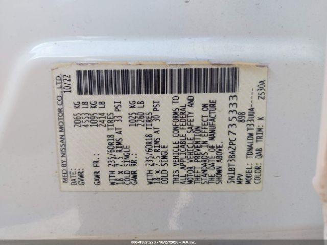 Nissan Rogue Sv Fwd Image 5