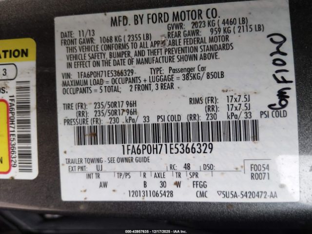 Ford Fusion Se Image 7