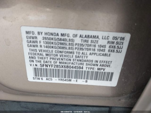 Honda Pilot Ex-l Image 7