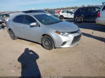  Salvage Toyota Corolla