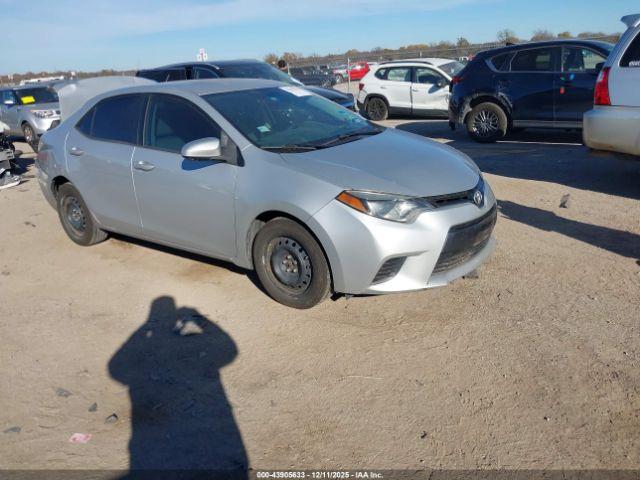  Salvage Toyota Corolla