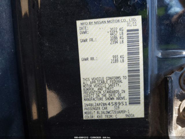 Nissan Altima 3.5 Sr Image 9